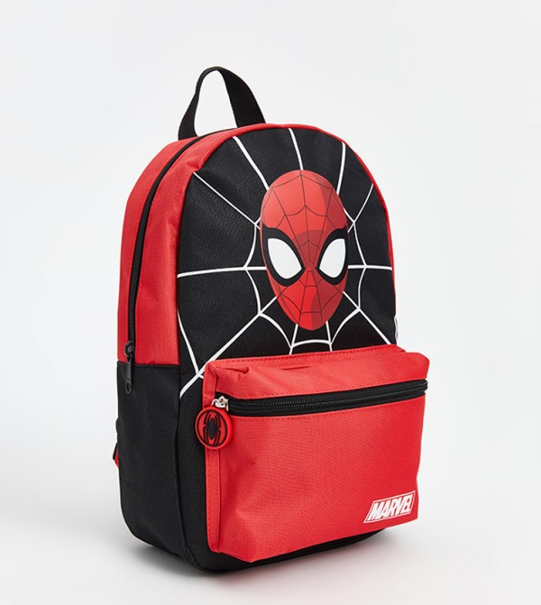 Spiderman Printed Front Pocket Backpack