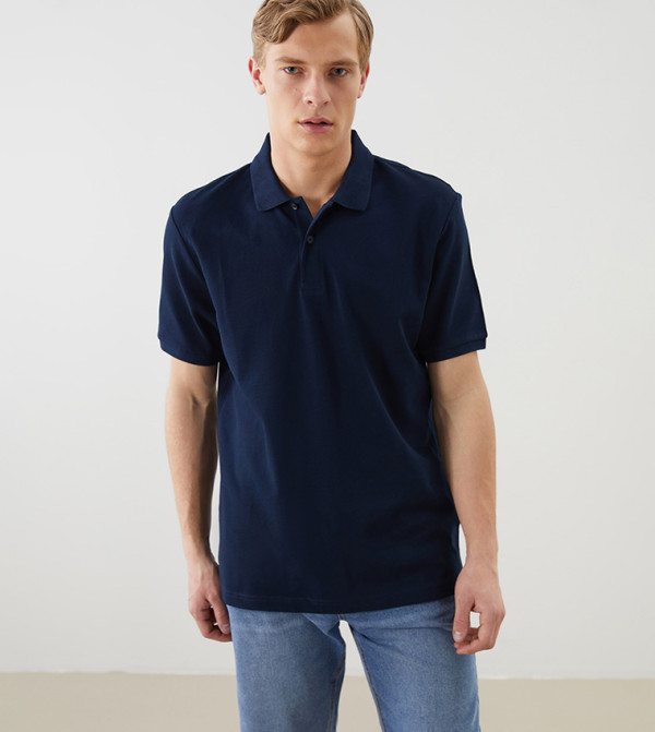 Solid Short Sleeves Polo T-Shirt
