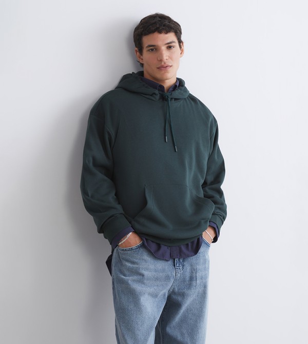 Solid Long Sleeves Hoodie