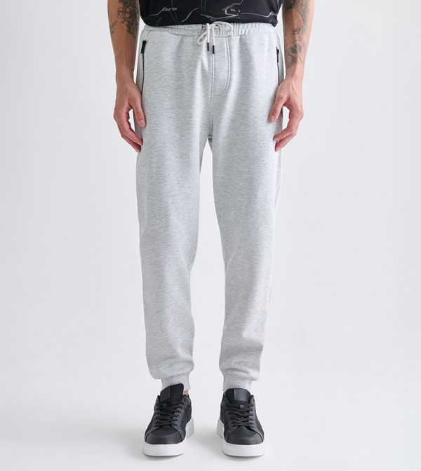 Drawstring Waist Slim Fit Joggers
