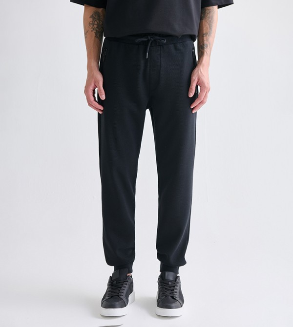 Drawstring Waist Standard Fit Joggers
