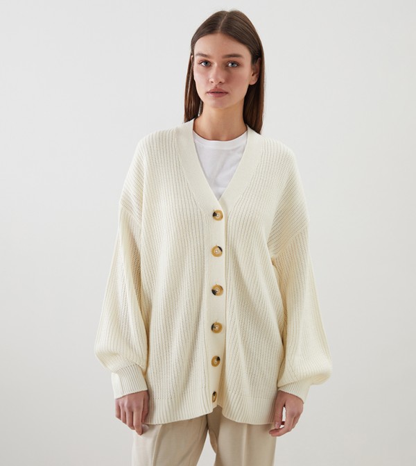 Knitted Long Sleeves Cardigan