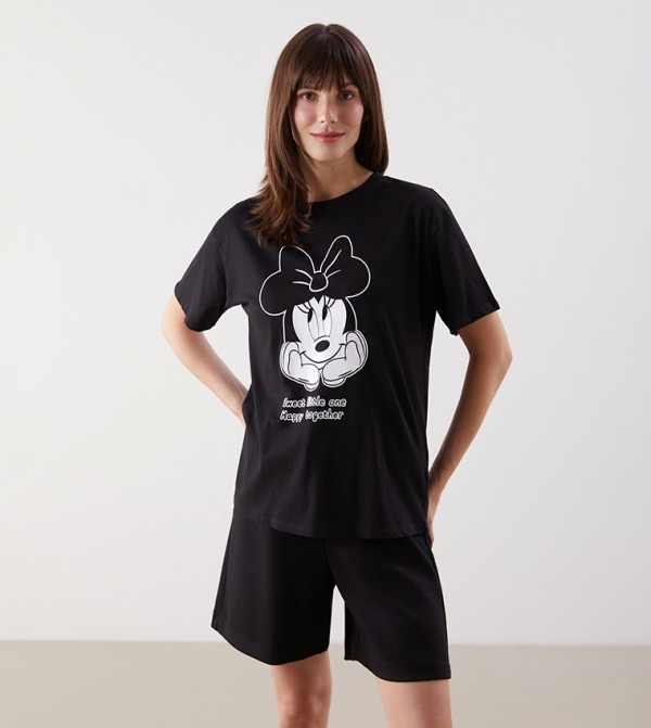 Printed Short Sleeves Casual T-Shirt