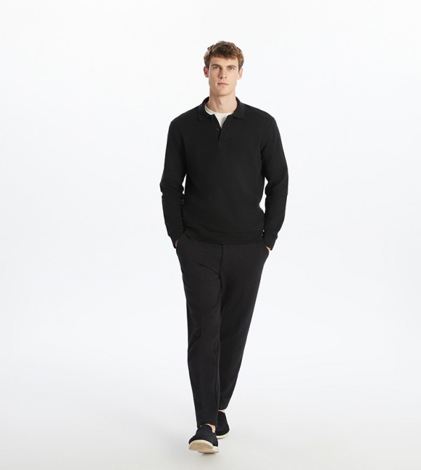 Mid Rise Standard Fit Trousers
