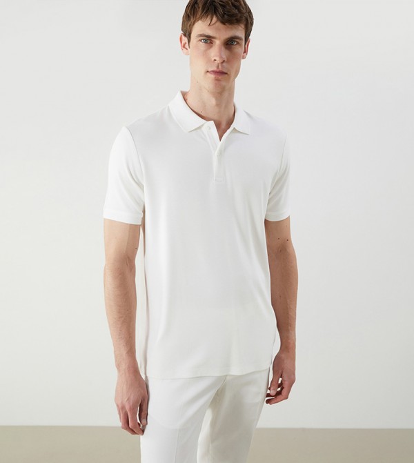 Solid Short Sleeves Polo T-Shirt