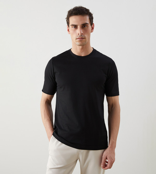 Solid Short Sleeves Casual T-Shirt