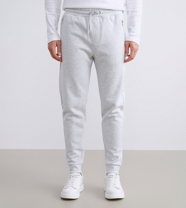 Drawstring Waist Slim Fit Joggers