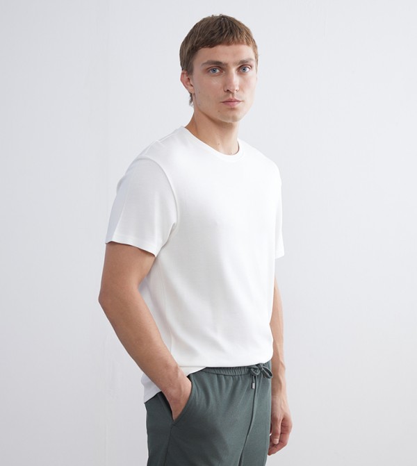 Solid Short Sleeves Casual T-Shirt