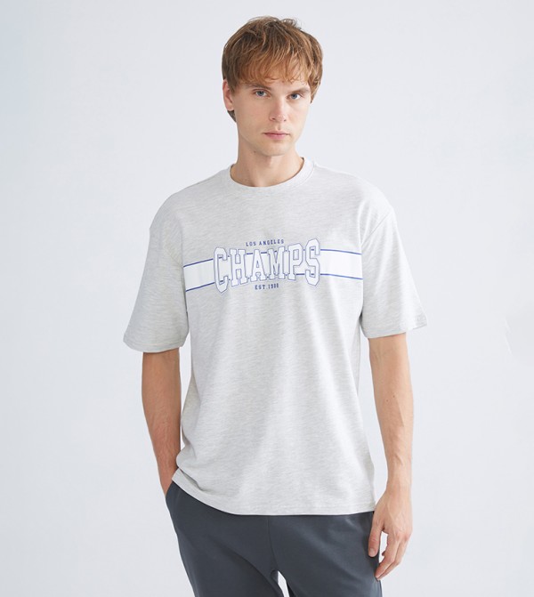 Printed Short Sleeves Casual T-Shirt