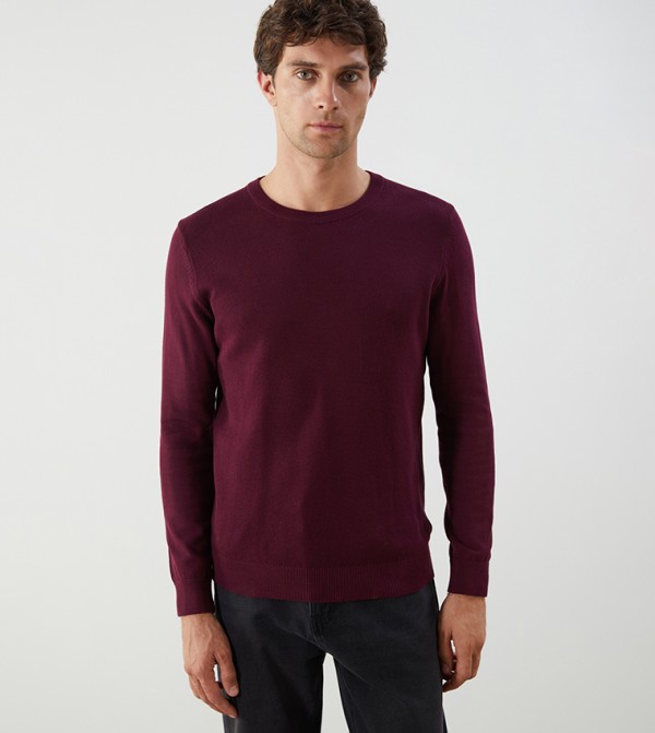 CLASSIC Knitted Crew Neck Tricot Sweater