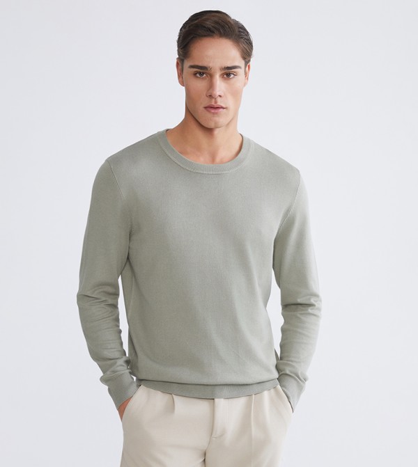CLASSIC Knitted Crew Neck Tricot Sweater