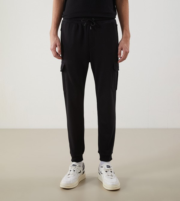 Drawstring Waist Standard Fit Joggers