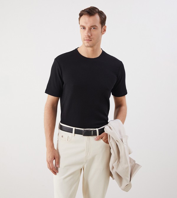 Solid Short Sleeves Casual T-Shirt