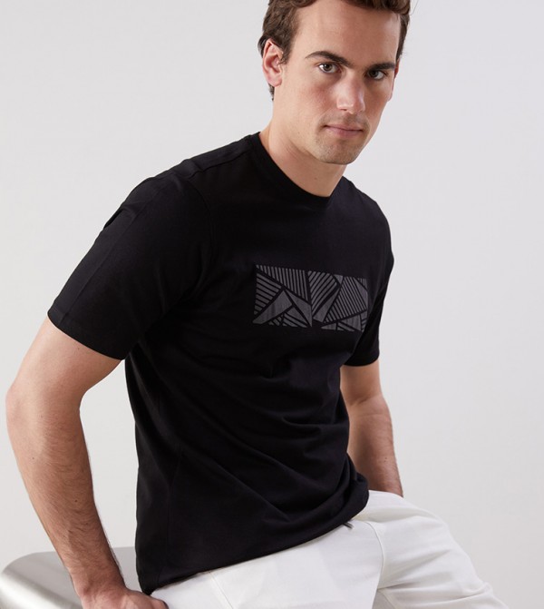 Printed Short Sleeves Casual T-Shirt