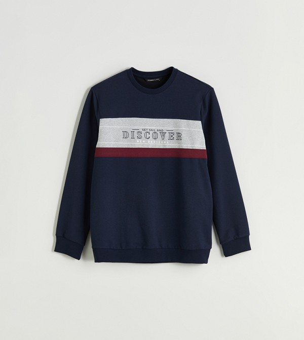 Printed Long Sleeves Sweatshirt