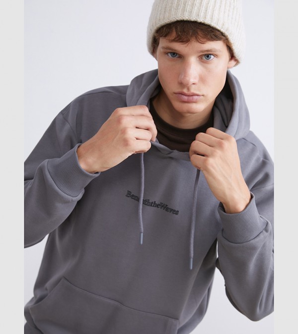 Printed Long Sleeves Hoodie