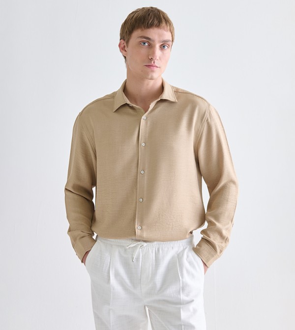 Solid Long Sleeves Shirt