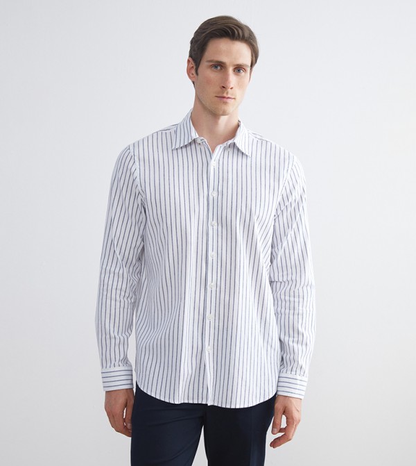Striped Regular Fit Long Sleeves Shirt