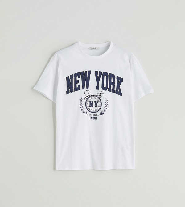 Printed Short Sleeves Casual T-Shirt