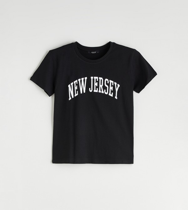 Printed Short Sleeves Casual T-Shirt