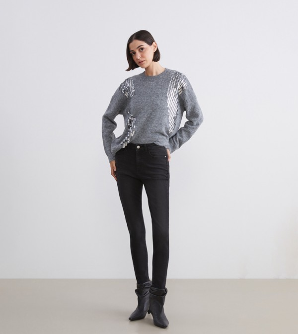 Washed Slim Fit Jeans