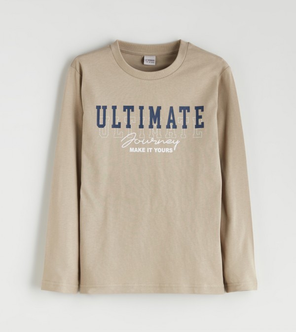Printed Crew Neck T-Shirt