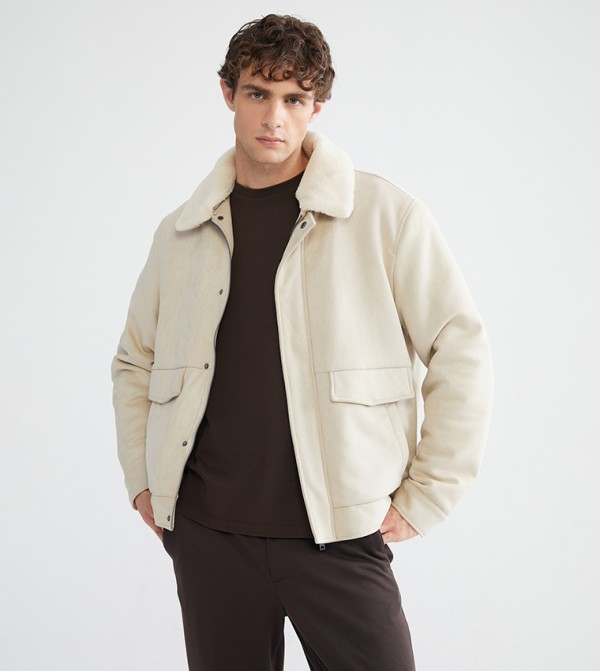 SOUTHBLUE Standard Fit Collared Coat