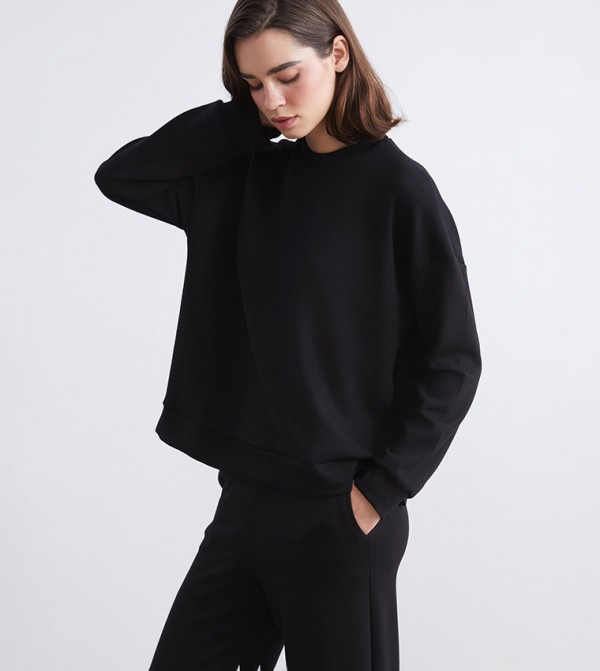 Crew Neck Oversized Sweatshirt