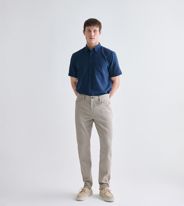 Solid Slim Fit Chino Pants