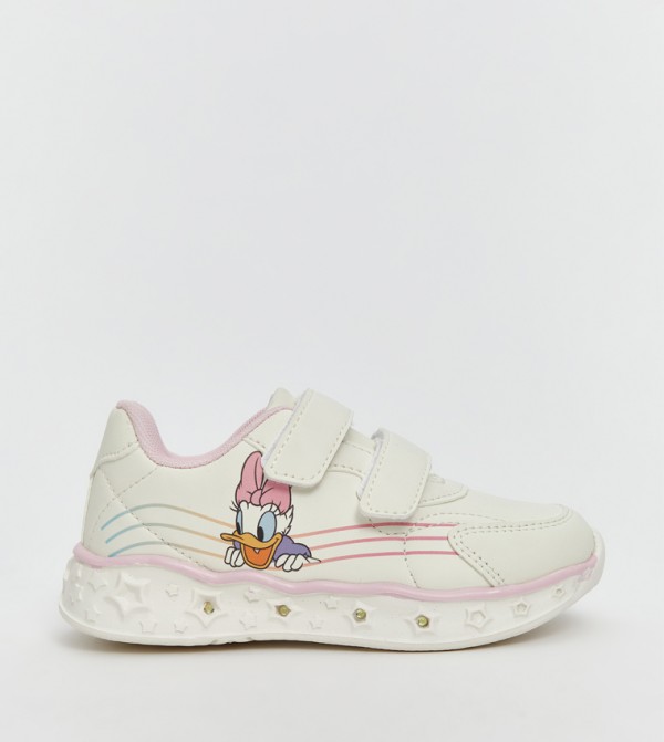 Daisy Duck Printed Velcro Closure Sneakers