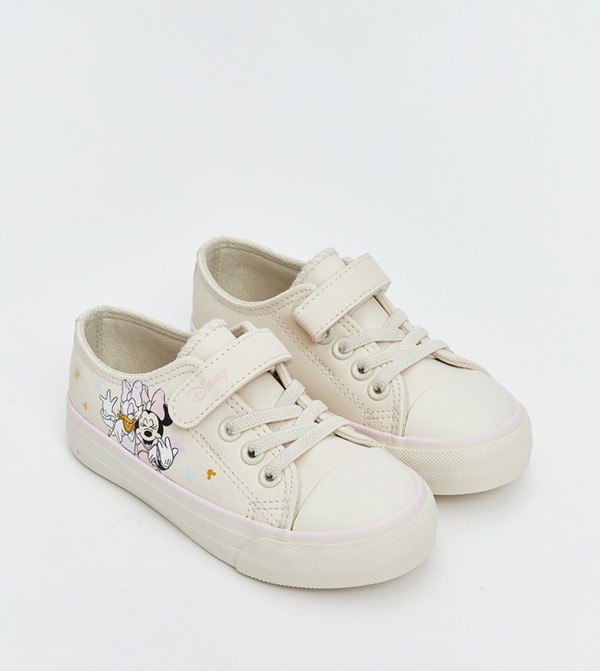 Printed Velcro Low-Top Sneakers