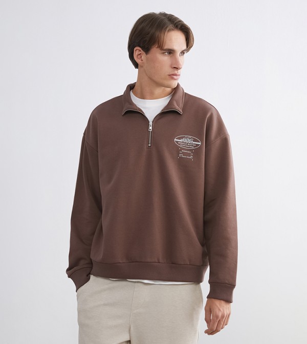 Printed Long Sleeves Sweatshirt