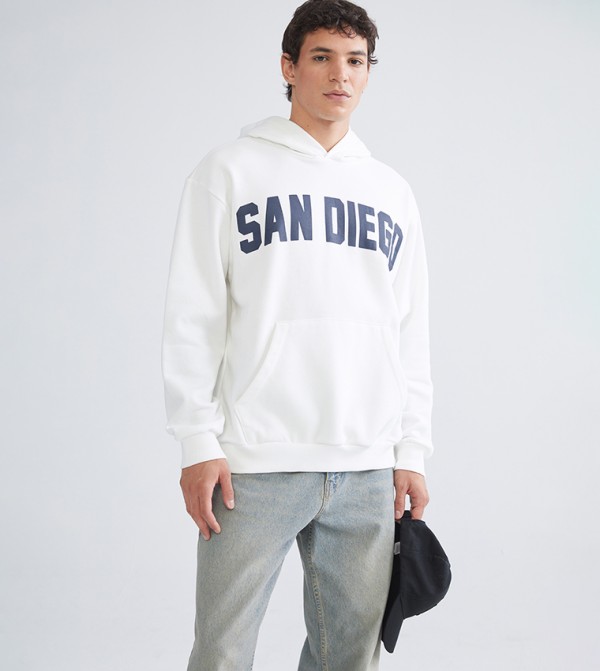 Printed Long Sleeves Hoodie