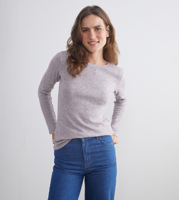 Solid Long Sleeves Casual T-Shirt