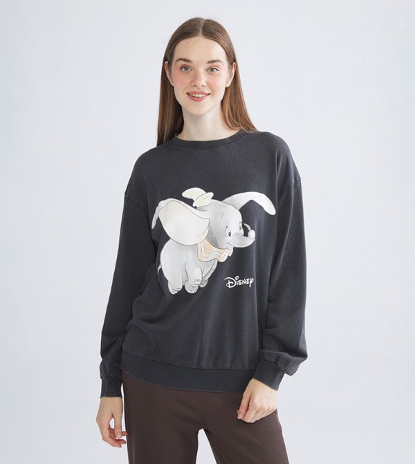 Dumbo Printed Oversized Sweatshirt