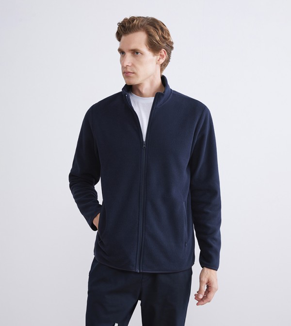 CLASSIC Solid Zip-Through Polar Jacket