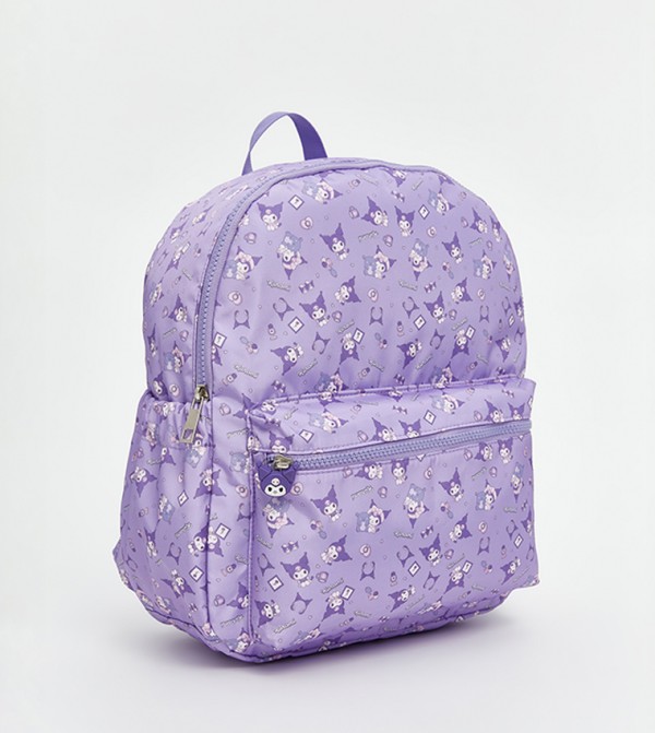 Printed Front Pocket Backpack