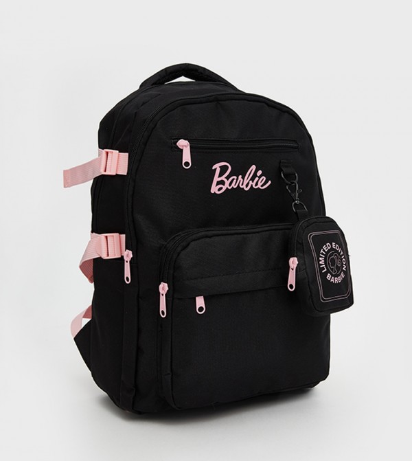 Barbie Printed Front Pocket Backpack