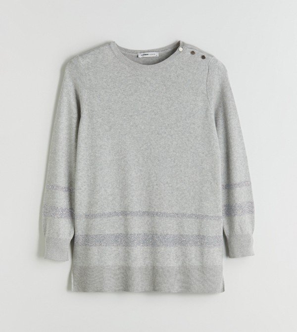 Glitter Detail Knitted Sweater