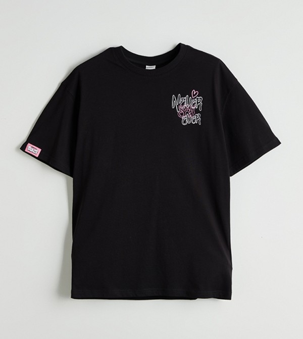 Printed Crew Neck T-Shirt