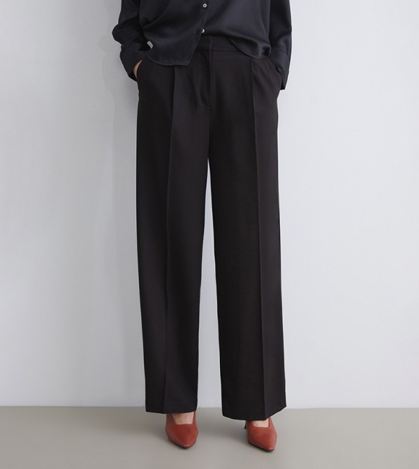 High Waist Wide Leg Trousers