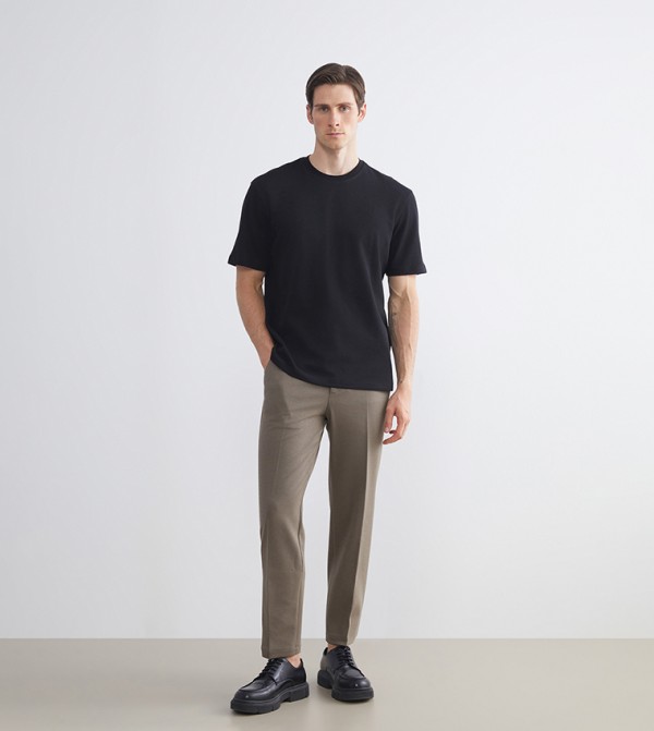 VISION Solid Standard Fit Trousers