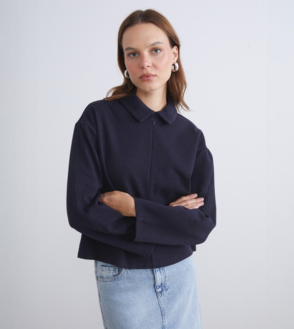 Collared Zip-Through Cachet Jacket