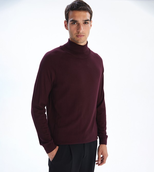 VISION Knitted Turtleneck Sweater