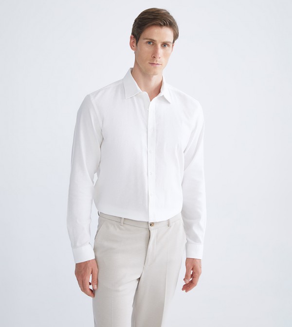 Solid Long Sleeves Formal Shirt