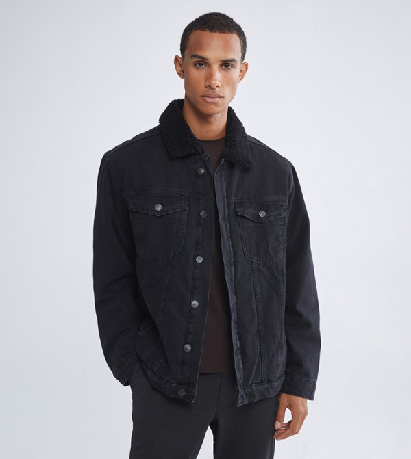 Faded Standard Fit Denim Jacket
