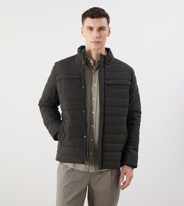 CLASSIC Solid Long Sleeves Puffer Jacket