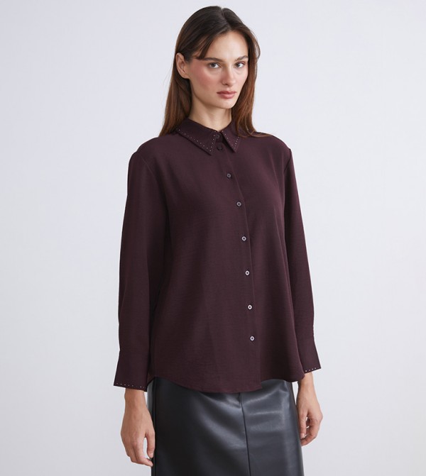Solid Long Sleeves Casual Shirt
