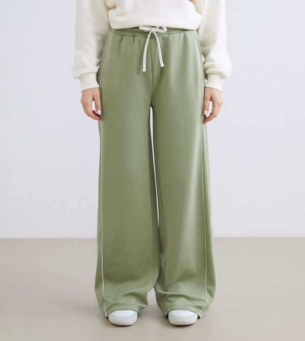 بنطال بيجاما بخصر قابل للربط