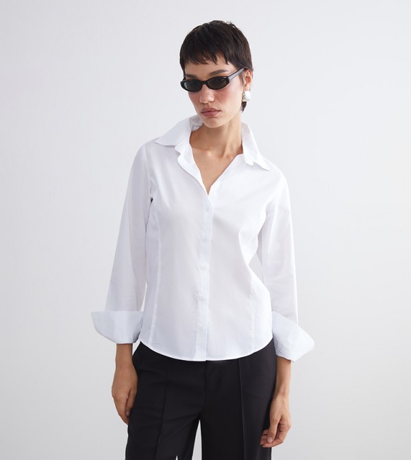 Solid Long Sleeves Shirt